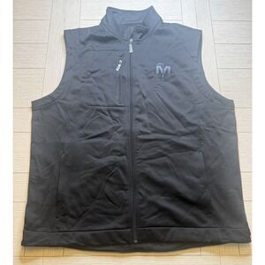 Calllaway Golf Weather Series Mens Large Black Full Front Zip Best‎ W/ Pockets